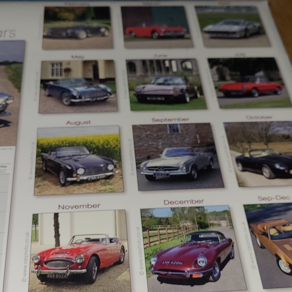 Vintage Sport classic car calendar 2015 - Picture 2 of 4